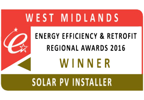 West Midlands Energy Efficiency & Retrofit Reginal Awards 2016 Winner Solar PV Installer - ESP Energy