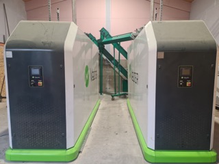 solar panels and battery storage