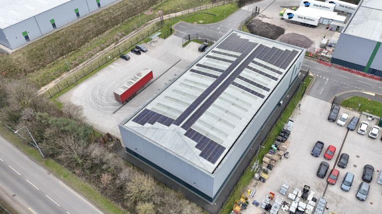 Drone Fly over of a building