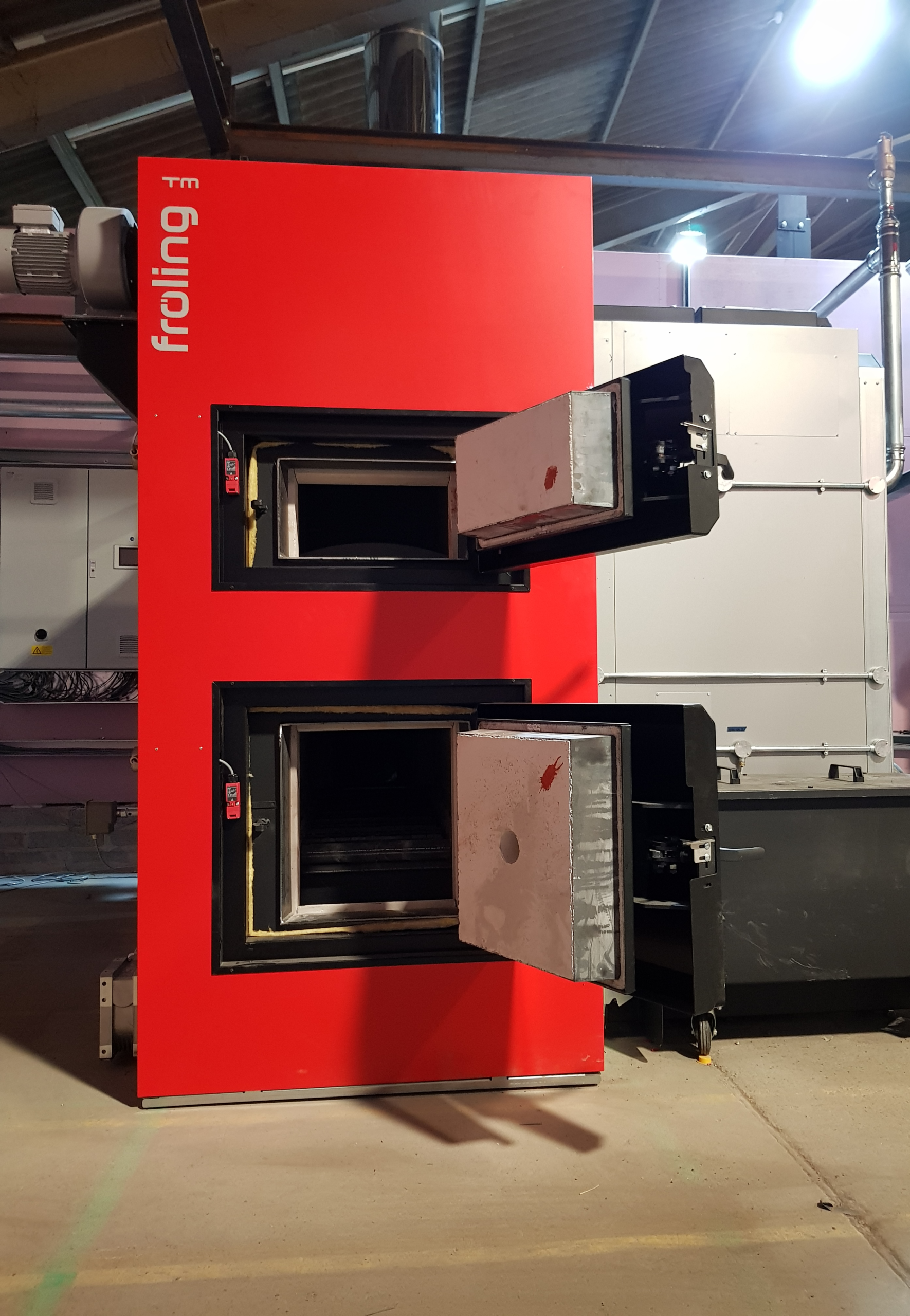 Fröling biomass boiler system