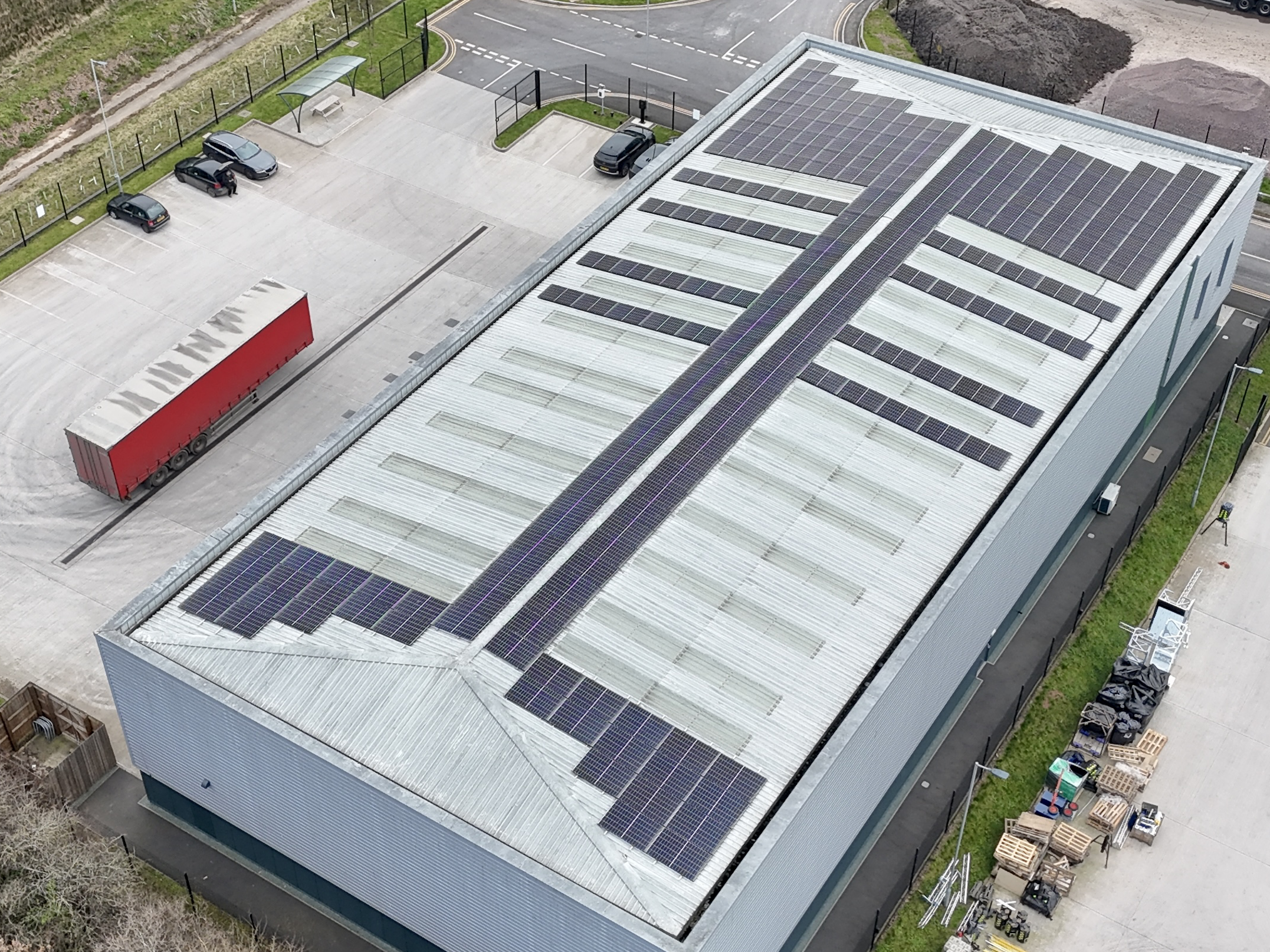  27kW roof-mounted solar PV system